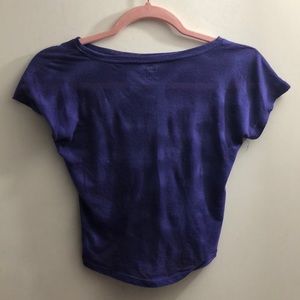 Sports bra workout cover shirt